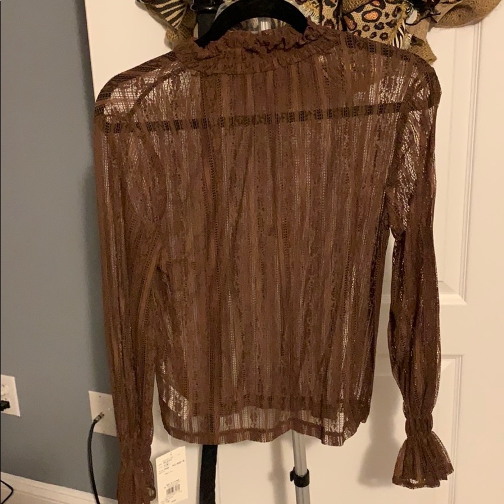 Sheer blouse
